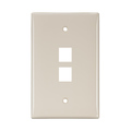 Leviton Number of Gangs: 1 High-Impact Nylon, Smooth Finish, Light Almond 41091-2TN